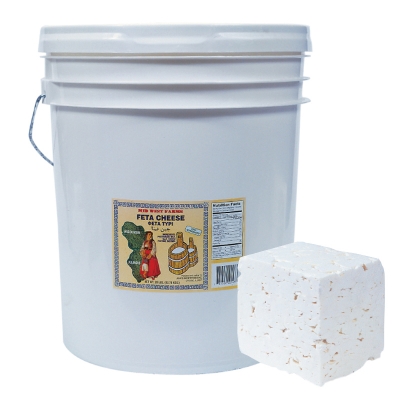 DOMESTIC FETA CHEESE COW'S MILK, IN BRINE