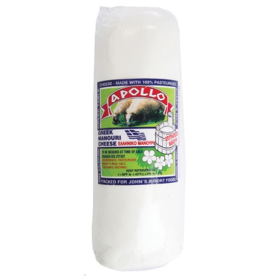 APOLLO GREEK MANOURI CHEESE, Small Head, 100% SHEEP&rsquo;S MILK