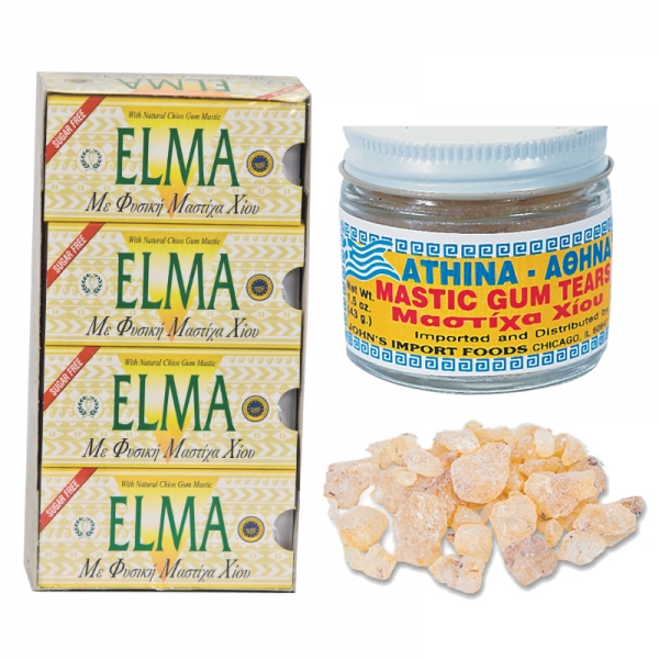 MASTIC CHICKLETS AND MASTIC GUM TEARS, CHIOS, GREEK